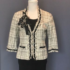 White House Black Market Tweed Blazer